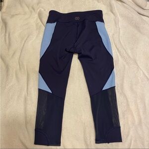 Kids Navy and Light Blue Leggings
